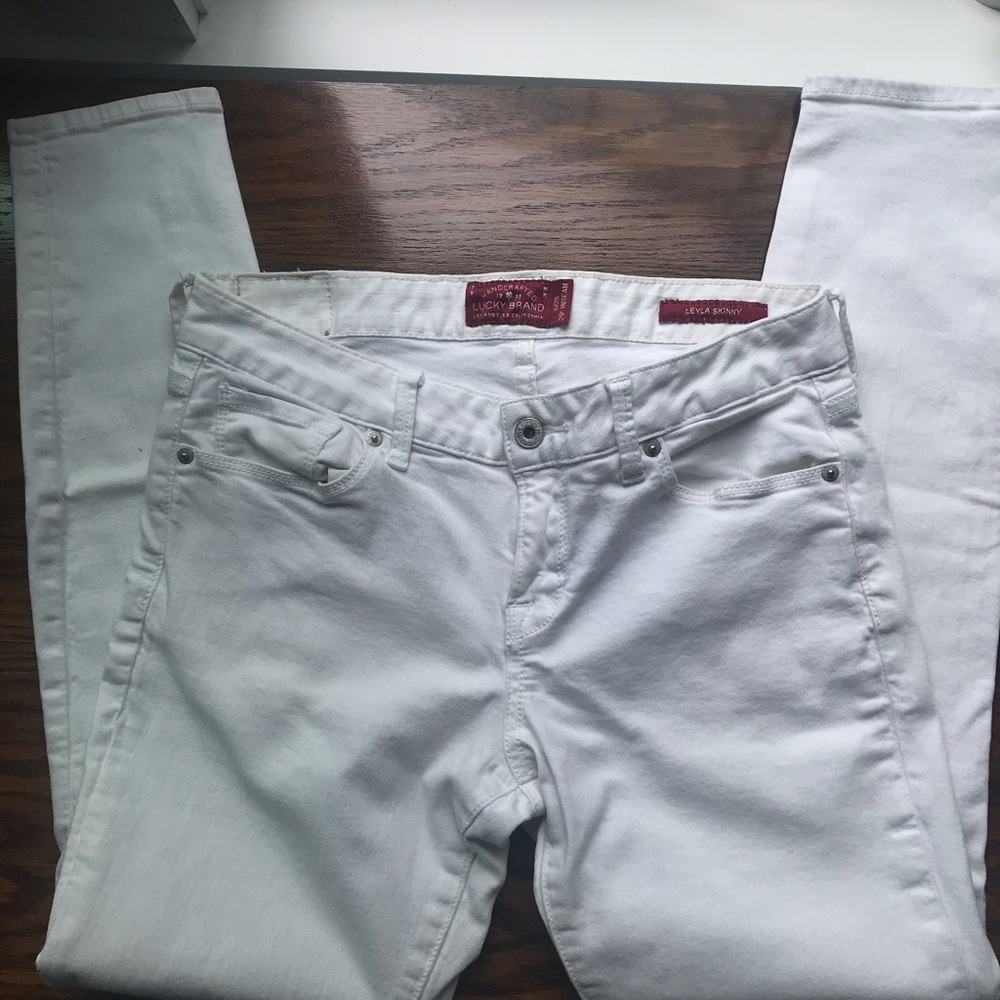 Lucky Brand White Skinny Jeans